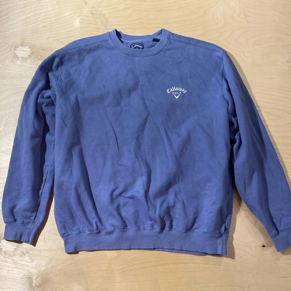 Callaway Golf Men's Blue Sweatshirt Large (PQ)